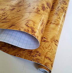 Плівка під дерево з імітацією виру - Wood Swirl Matt 1.25 м