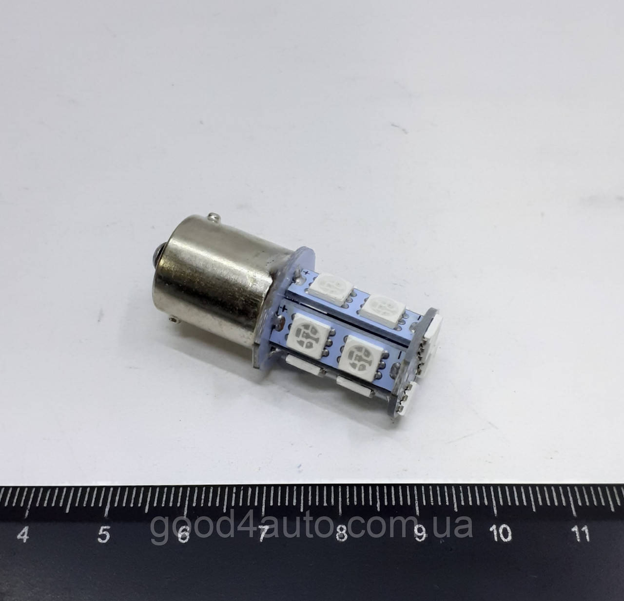 Лампа світлодіодна P21W BA15S 13SMD (50/50) Жовтий T25 13SMD ж, фото 1