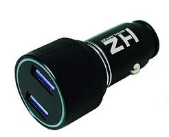 Зарядний пристрій автомобільний Car Charger HZ HC7 3.1A, чорний S