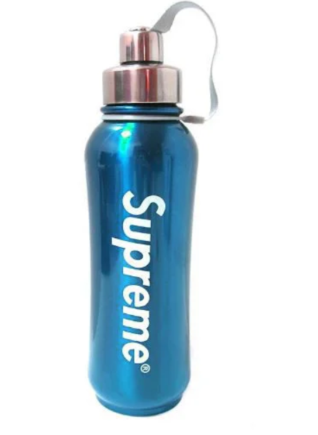 Термос вакуумний з чашкою Supreme 4786 800мл, блакитний S