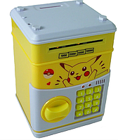 Сейф-скарбничка дитячий Cartoon Box 7030 з кодовим замком, Пікачу (SH011109)