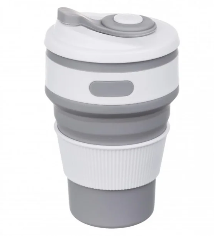 Чашка складна силіконова Collapsible 5332 350мл, сіра S