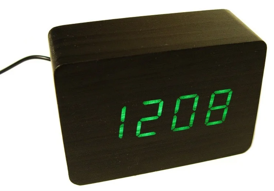 Годинники настільні світлодіодні ET 009 5607 із зеленим підсвічуванням S
