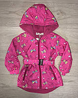 Вітровка на фліс для дівчаток оптом, S&D, 1-5 років, арт. KK-1067, фото 2