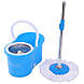 Швабра з відром і автоматичним віджиманням, насадкою з мікрофібри Torbellino 360, фото 6