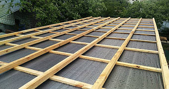 Дом деревянный из профилированного бруса 3х8 м, 3х3 м - открытая зона, 3х 5 м закрытая 20