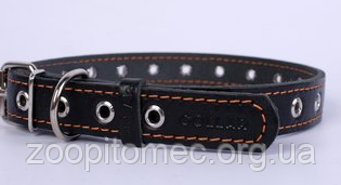 Нашийник без розмірний Collar 25 мм 60см чорний, фото 1