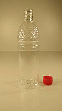 Пластикова пляшка ПЕТ 0,5 л, прозора з кришкою (150 шт)