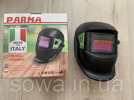 Зварювальна маска хамелеон Parma PRWM01 / DIN 9-13, фото 2