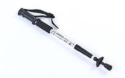 Палка трекінговий для скандинавської ходьби TY-3924-1 SKY ROAD ENERGIA 135 см, сірий (1 шт.) (SHiz00533)