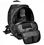 Сумка тактична через плече MHZ D14 800D, чорна (SH010108), фото 3