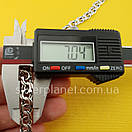 Ланцюг бісмарк для чоловіка. Ширина 7 мм. Срібло 925 60 см, фото 9