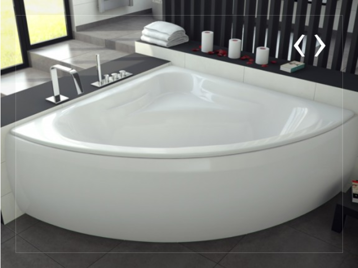 Ванна акрилова КУТОВА MIA 140Х140 БЕСКО