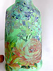 Декоративна пляшка ручної роботи в техніці декупаж "Гортензія і Троянда", фото 5
