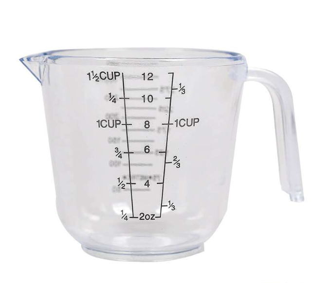 Мерный стакан Benson BN-1019 пластиковый с ручкой (600мл) | мерная чаша Бенсон, мерная посуда | мерная емкость - фото 1 - id-p1189028668