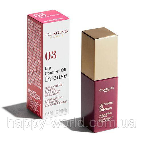 Масло для губ Clarins Lip Сomfort Oil Intense 03 intense raspberry - фото 4 - id-p1189030984