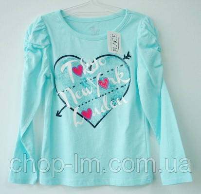Батник (водолазка, реглан) на дівчинку Children's Place "Города"