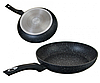 Сковорода Edenberg EB-4101 з мармуровим антипригарним покриттям 20 см, фото 2