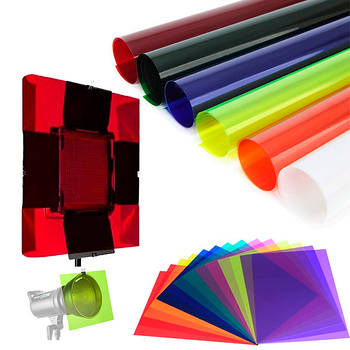 КОЛЬОРОВІ ФІЛЬТРИ плівкові для студійного світла