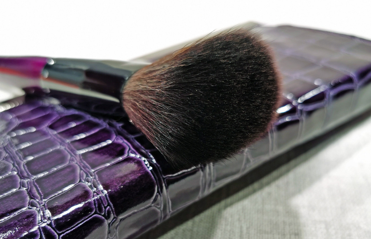 РАСПРОДАЖА!!! Набор кистей для макияжа в кошельке 8 (Фиолетовый) - фото 4 - id-p926647980