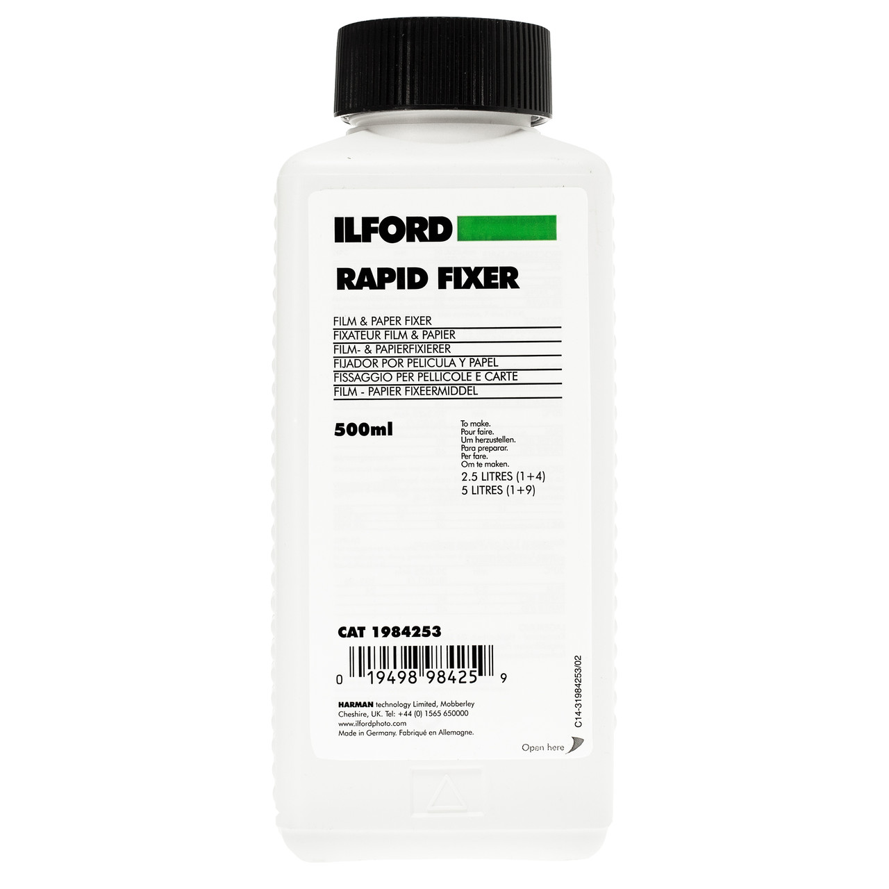 Фіксаж ILFORD rapid fixer 500МЛ.