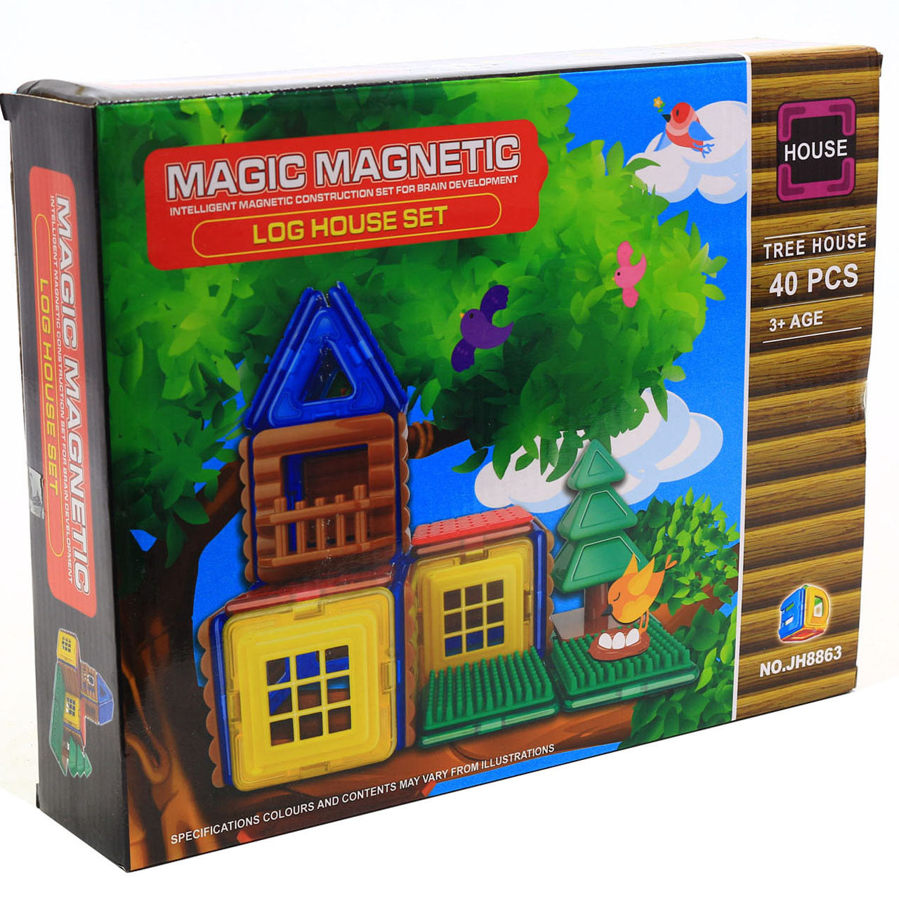 Магнітний конструктор Magic Magnetic 40 деталей (JH8863)
