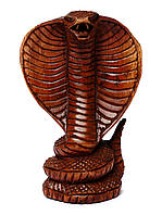 Статуетка кобра з дерева різна висота 17см