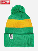 Шапка - Urbanplanet - Classic Green/Yellow (Зимняя\Зимова шапка)