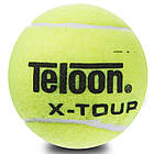 М'яч для великого тенісу Teloon X-Tour T878P3: 3 м'ячі у вакуумному пакованні, фото 3