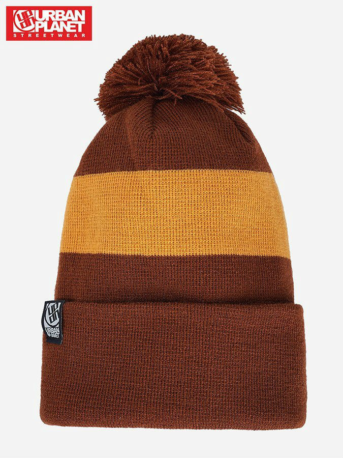 Шапка — Urbanplanet — Classic Brown/Teal (Зимова/Зимова шапка)