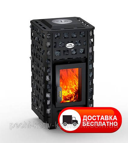 Піч Вертикаль ПОВ-100ВК опалювально-варювальна (з кам'яним теплоакумулятором), фото 1