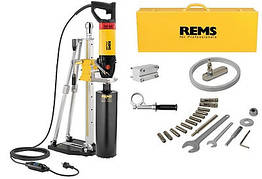 Базовий набір у сталевому ящику REMS Picus SR Set Titan cтійка для всіх кільцевого свердлильного апарату