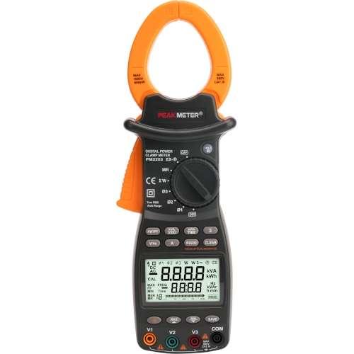 Струмові кліщі (трифазні) з функцією вимірювання потужності PM2203 PROTESTER, фото 1