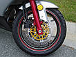 Світловідбивні наклейки червоні радіус R12" на обід колеса дитячого велосипеда, мопеда, мотоцикла, машини., фото 3