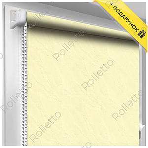 Тканинні ролети відкритого типу "Вода", пудра, ціна за 0,5 м.кв