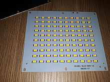 Світлодіод 50 ватт під драйвер 30-36V 2700K Led 100шт. SMD LED 50w 32V 135х114мм.