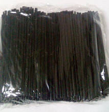 Трубочка чорна для махито d3-12,5 см Махито чорний (500 шт)