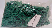 Резинка денежная №50 ( зеленая )*1,5мм 1 кг "Plast" (1 пач)