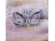 Серветка (ЗЗхЗЗ, 20шт) La Fleur Курча під вербою 503 (1 пач.)