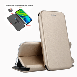 Чохол книжка Magic Case для Samsung Galaxy A10s A107 золотий (самунг а10с)