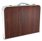 Складаний посилений стіл з 4 стільцями Folding Table для пікніка складаний у валізі, фото 4