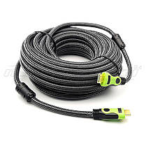 Кабель HDMI v1.4 з феритами в обплетенні, (добру якість) 10 м, фото 5