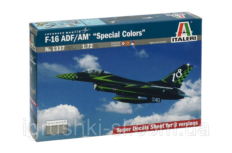 Збірна модель Italeri (1:72) F-16 ADF/AM "Special colors"