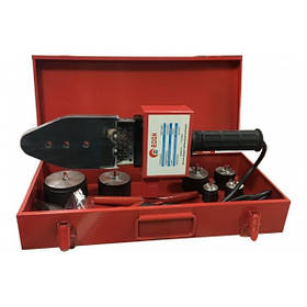 Паяльник для пластикових труб Edon EDP-1000T, 1000 Вт, температура 50-300 С, насадки 20-63 мм, метал. кейс