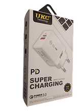 Адаптер Fast Charge 220v 18w APD 889 USB+type C