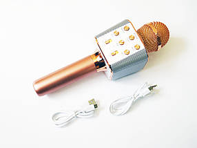 Бездротовий мікрофон-караоке з Bluetooth Wster WS-1688 USB microSD AUX Bluetooth REC
