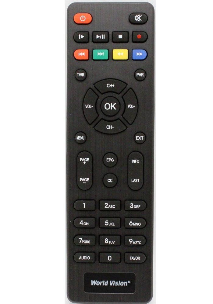 Пульт для Телевизионного Тюнера World Vision T63 DVB-T2 — Купить ...