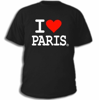 Футболка I Love Paris