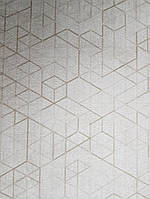 Обои флизелиновые Decoprint Essentials EE22551 геометрические фигуры треугольники полосы ромбы песочные