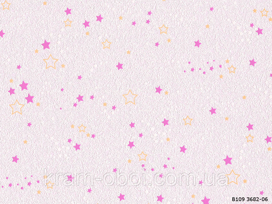 Шпалери Слов'янські Шпалери КФТБ вінілові на флізеліновій основі 10м*1,06 9В109 Поні 2 3682-06, фото 1